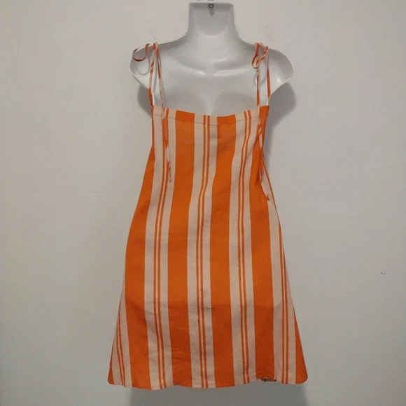 Princess Polly - Jorgie Linen Blend Mini Dress - Picture 6 of 16